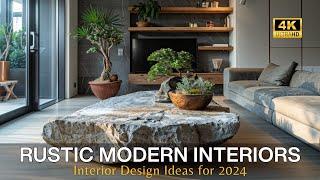 Interior Design Ideas for 2024: Transform Your Living Space with Rustic Modern Interior Decor Guide