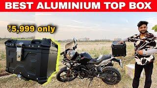 JB RACING Top Box  | BMW 310GS accessories | Top Box For bike | ALUMINIUM TOP BOX for Bike