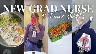 Week in my life as a new grad nurse: 3 shifts in a row, meal prep