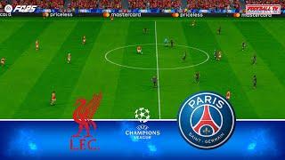 Liverpool vs PSG - UEFA Champions League 2025 | Full Match All Goals | FC 25 Gameplay PC