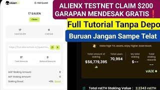 ALIENX CHAIN AIRDROP GRATIS Potensi $300 Full Tutorial