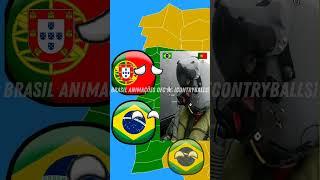 Brasil vs Portugal (Comparação Militar) #contryballs #brasil #portugal @segredosdomundosm