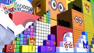 Numberblocks Step Squad 136 vs 25,000,000 - Count to 500,000,000 song | Learn to Count Big Numbers!