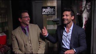 Frank Grillo and James DeMonaco interview - The Purge: Anarchy (2014) HD