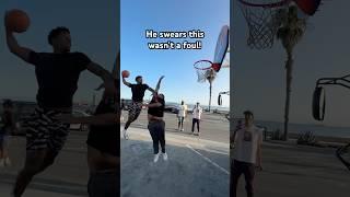 Was this a foul!? #basketball #shorts #hoopbus #dunk #amir #smith #nba #sports #newyear #2025