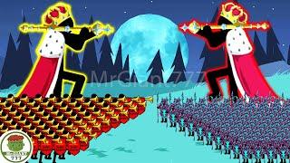 KING ZAREK, x9999 TRUMPET STICK MAN VS VAMPIRE KING ZAREK ARMY | Stick War Legacy Mod | MrGiant777