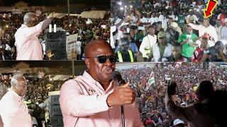 Mahama storm & shows love for the people of Jasikan in Oti region