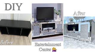 DIY ENTERTAINMENT CENTER|LIVING ROOM HOME IMPROVEMENT IDEAS!