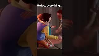 He lost everything… #shorts #helloneighbor