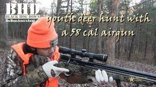 13 y/o girl drops deer with a 58 cal airgun