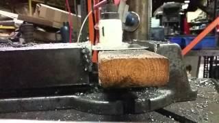 Slow motion metal drilling