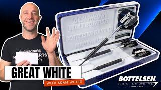 GREAT WHITE FIXED POINT EDGE GRIP BOTTELSEN DARTS REVIEW WITH ADAM WHITE 