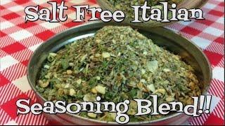 Homemade Salt Free Italian Seasoning Blend Recipe ~ Italian Seasoning Recipe ~  Noreen's Kitchen