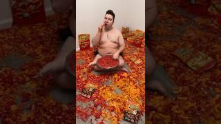 Eating Hot Cheetos 