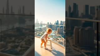Golden Retriever Saves Baby from Balcony Danger | Hero Dog Moment