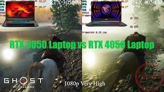 RTX 3050 Laptop (75W) vs RTX 4050 Laptop (45W)