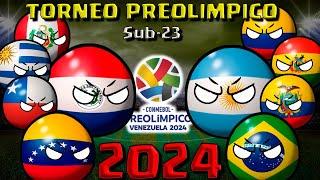 Asi fue el TORNEO PREOLIMPICO SUDAMERICANO 2024 Sub-23 | countryballs