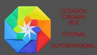 octagon origami box - tutorial - dutchpapergirl