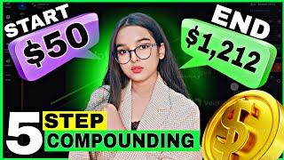 How to win every Trade in Quotex  5 STEP COMPOUNDING || live Trading || Quotex Trading Strategy