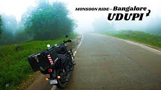 BANGALORE TO UDUPI BIKE RIDE | Monsoon Ride - Meteor 350