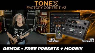MASSIVE FREE UPDATE for TONEX! More Presets + More Tone Models = MORE KILLER TONES!!!