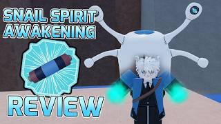 SNAIL SPIRIT AWAKEN REWORK/OLD QUICK MODE REVIEW | Shinobi Life 2