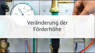 Tutorial Heizungstechnik - Veränderung der Förderhöhe