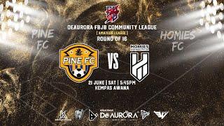 DEAURORA FBJB COMMUNITY LEAGUE SEASON 3 | ROUND OF 16 | PINE FC VS HOMIES FC