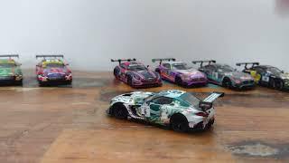 Which is best? 1:64 Diecast comparison Mercedes Benz AMG GT3 Sparky v Tarmac Works v M+