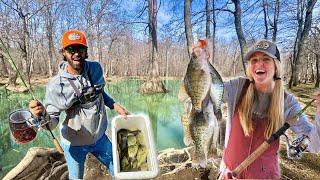 BANK FISHING for Bluegill, Red-Ear, Crappie, Snakeheads, Bass, Trout and White Bass to CATCH & COOK!