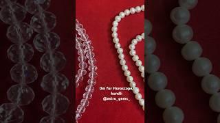 All Natural Gemstones, Mala and Yantra available #pearl#rudraksha#sphatik#viral#trendingshorts#yt