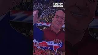 Torcida do Fortaleza faz bela festa com direito a mosaico na Arena Castelão #shorts