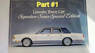 Purchasing a 1989 Lincoln Town Car Signature Series Special Edition Part 1