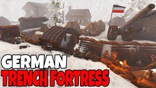 WW1 German TRENCH FORTRESS Charged by 5,000 RUSSIANS!? - Rising Front: Battle Simulator