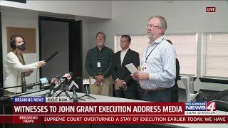 Witnesses describe John Grant's execution