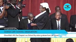 GhanaWeb's HR, Osei Despite's son, Richard Sky, others graduate from Law School