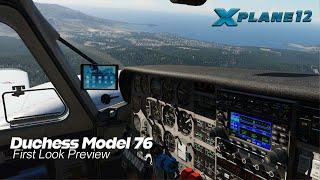 Just Flight Duchess Model 76 for X-Plane 12 | Preview