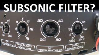 Subsonic Filters, protect your subwoofer from low bass using a multi-meter.