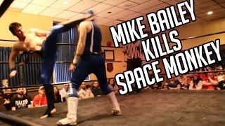 Mike Bailey KILLS Space Monkey | Greektown Wrestling