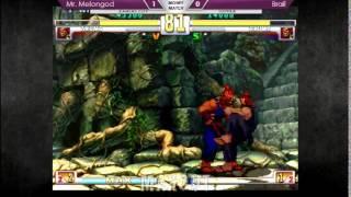 MAXOUT 1-17-2015 - SF3:3S Money Match: Mr. MelonGod (Akuma) vs. Brail (Akuma)