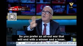 Lebanese Journalist Pierre Abi Saab on Hizbullah TV: I Want War with Israel, Regardless of the Price