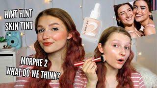 MORPHE 2 HINT HINT SKIN TINT! First Impression & 12 Hour Wear Test