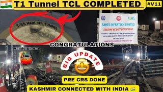 T1 TUNNEL TCL COMPLETED Pre CRS done #usbrl #t1tunnel #update #train #usbrlproject #travel #train