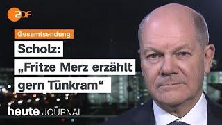 heute journal vom 16.12.2024 Scholz und Merz im Interview, EU-Außenminister zur Lage Syriens