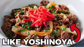 Japanese Beef Bowl Recipe (牛丼 - Yoshinoya-style Gyudon)