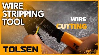 TOLSEN Wire Stripping Tool | Crimping Pliers | Cutting Pliers Tool