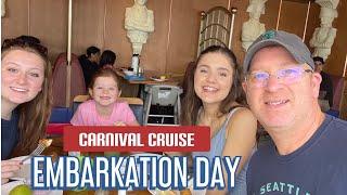 CARNIVAL MIRACLE EMARKATION DAY! LEAVING LONG BEACH!