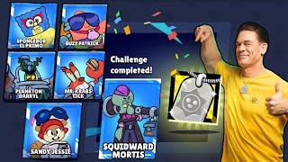 All Spongebob Skins vs John Cena Challenge | Brawl Stars