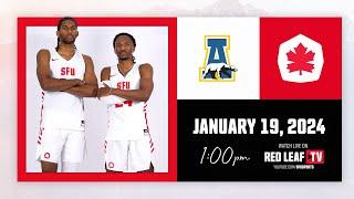 SFU Men's Basketball: Red Leafs vs University of Alaska - January 18th 2024
