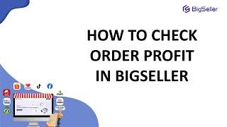 How to Check Order Profit